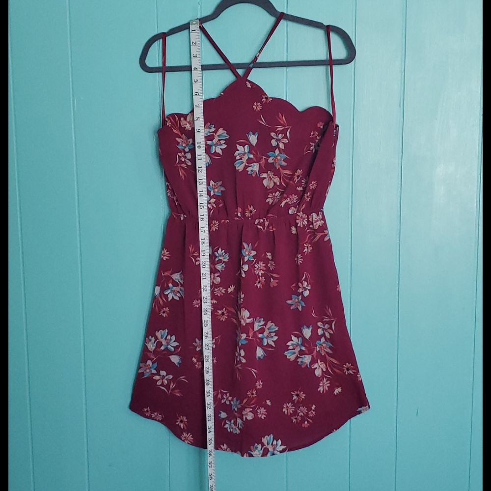Monteau Floral Scalloped Chest Dress - Picture 5 of 14